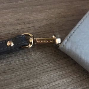 MK Saffiano Leather Folio Case for iPhone 7/8